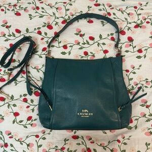 Coach Dark Teal Shoulder Bag